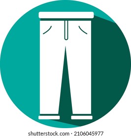 Vaqueros blancos, ilustración, vector de fondo blanco.
