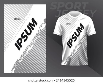 white jersey mockup template design for sport uniform