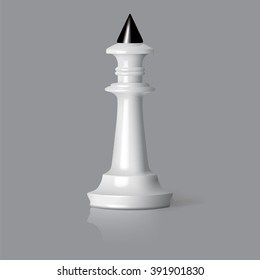 White king. Chess piece