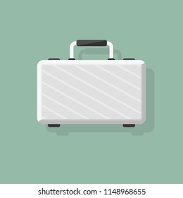 White kit box sign, icon, label, poster. Vector illustration