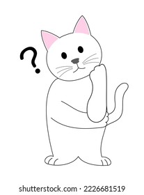 A White Kitten that doesn’t have an answer.