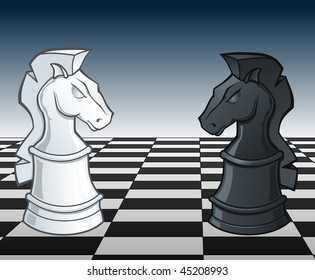 jogo de batalha de xadrez 1965814 Foto de stock no Vecteezy