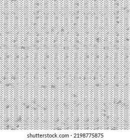 White knit texture of rib 2x2 seamless pattern. Vector illustration.