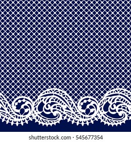 White Lace Seamless Pattern