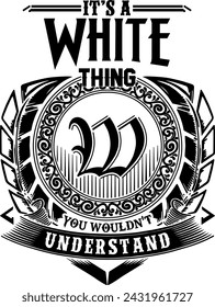 Diseño de apellido blanco para serigrafía en camisetas