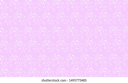 White leaves pattern in dim background 