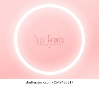 quadro de feixe de luz LED branco com vetor de efeito luminoso 