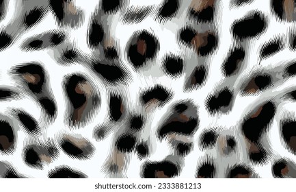 Seamless pattern with red leopard skin Royalty Free Vector
