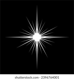 White light with a black background, perfect for your additional elements!