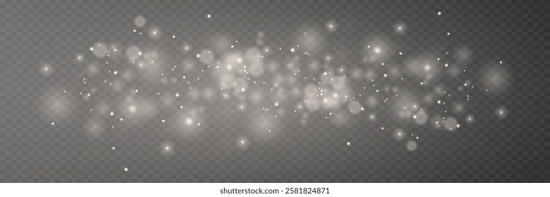 White light effect, glare, explosion, sparks, star. On a transparent background.