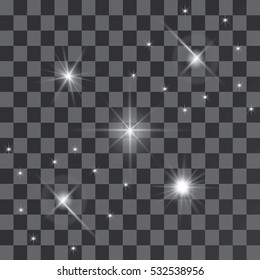 White light flare special effect. 10 EPS
