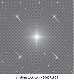 White light flare special effect