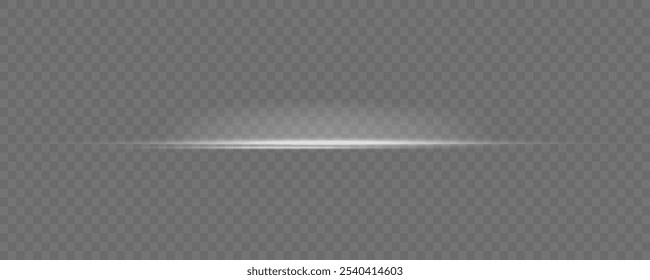 White light flares, sunbeams, white line, rays.