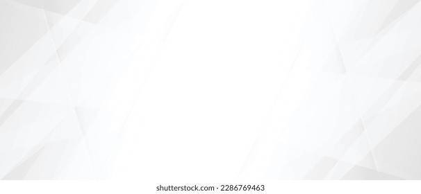 White light geometric texture background abstract design. Template Layout banner, flyer.