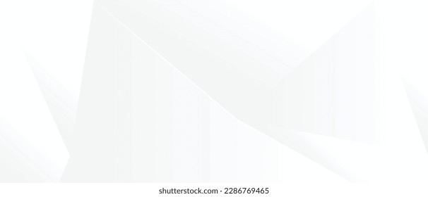 White light geometric texture background abstract design. Template Layout banner, flyer.
