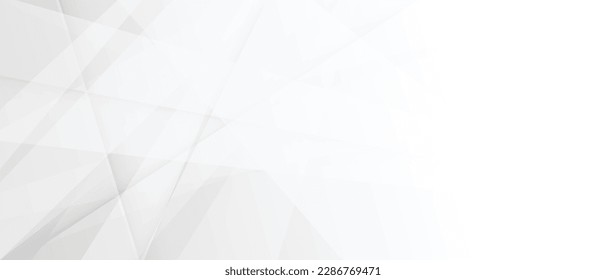 White light geometric texture background abstract design. Template Layout banner, flyer.