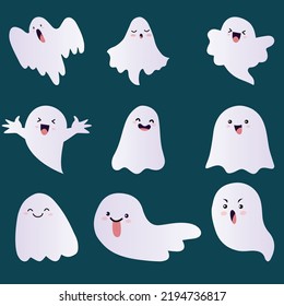 White light ghost halloween collection