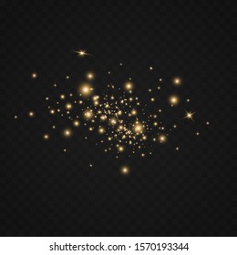 White light glowing explosion burst on a transparent background. Vector illustration light effect decoration with ray. Bright Star. Transparent sunshine, bright flash. In the center is a bright flash