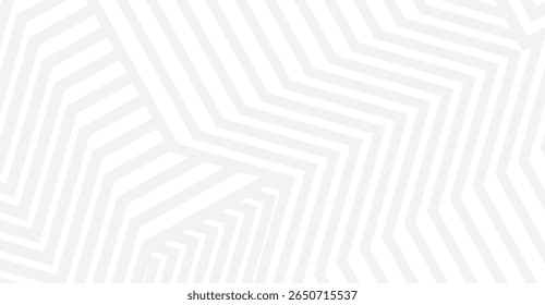 Um fundo abstrato branco e cinza claro é modelado com um arranjo dinâmico de formas geométricas angulares e linhas que criam um efeito visual moderno e elegante.