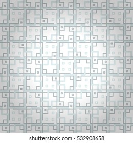 White, light gray decorative seamless pattern background in carpet style.