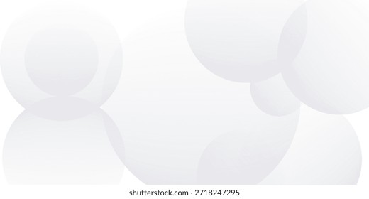 Fondo circular gris claro blanco con rayas diagonales. Ilustración de textura geométrica 3d. Patrón de círculos brillantes. Fondo de pantalla de Anuncio Horizontal puro.