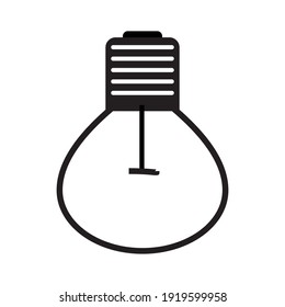 
ilustración vectorial de icono de luz blanca