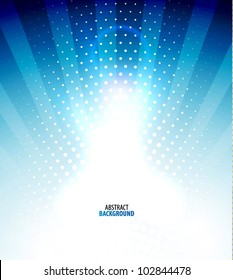 Fondo abstracto brillante de luz blanca