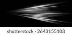 White light speed burst with glowing lines and radial motion effect. Dynamic flare and zoom streaks on abstract dark background. Perfect for tech banners or futuristic vector designs.