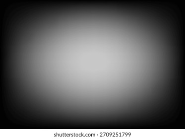 White light spot glowing on a black background, creating a clean, dramatic and minimal spotlight effect for abstract vector designs.