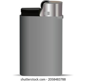 white lighter vector model design