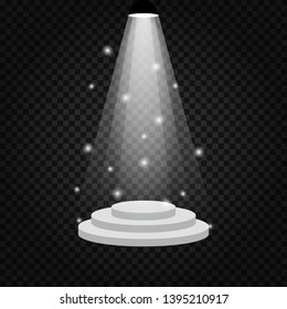 white lights with bright white dots