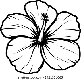 white lily flower logo design 