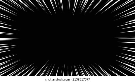 White line concentrated line vector material