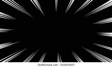 White line concentrated line vector material