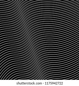White line drawing abstract pattern background