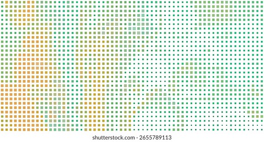 Marco de línea blanca con espacio de copia contra cuadrados de mosaico verde sobre fondo gris. concepto de diseño de certificado de Plantilla
