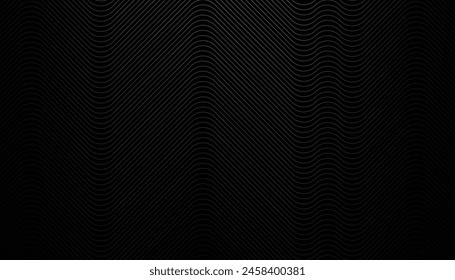 white line pattern on a black background. abstract background