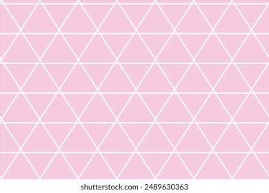 White line and pink seamless geometric pattern
