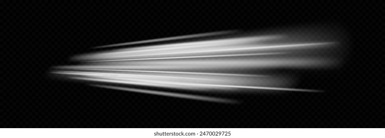 Velocidad de línea blanca. El efecto de un vórtice luminoso, el movimiento de los rayos. 