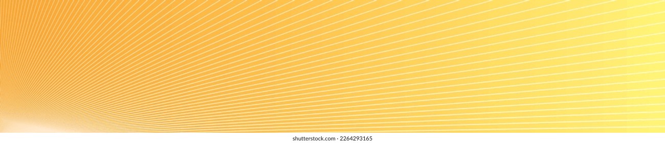 patrón de arrebato de sol de línea blanca sobre fondo amarillo. Rayos solares o estrellas. Fondo de líneas radiales. Ilustración vectorial de explosión con espacio de copia. Pancarta abstracta
