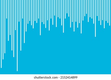 White line texture on blue background design. Empty space for typography or element.  
