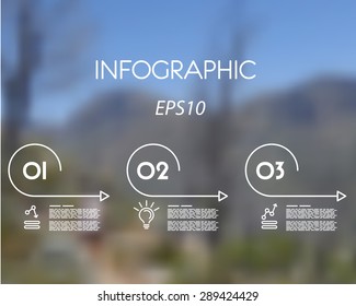 white linear infographic set of arcs. infographic concept.