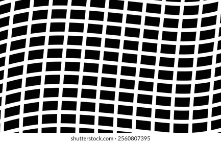 White lines on black background. 