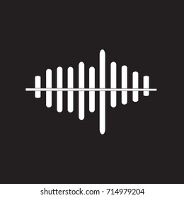 White lines on black background