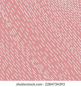 White lines on pink backgraund. Seamless pattern for fabric, print, wallpaper, packaging. Strocke trandy design with calmly and mindfullness effect.