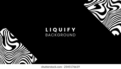 White Lines Poster Template Trendy abstract wavy backgrounds Seamless striped patterns