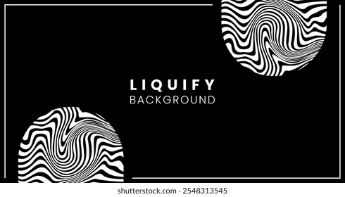White Lines Poster Template Trendy abstract wavy backgrounds Seamless striped patterns