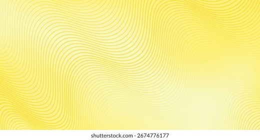 Líneas blancas amarillo pastel gradiente de fondo abstracto con Anuncio de Sitio web arte moderno abstracto simple