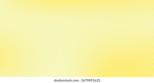 Fondo abstracto del gradiente pastel amarillo de las líneas blancas con el Sitio web moderno