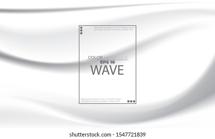 White liquid background abstract with soft waves fluid. cool gradient shapes composition, for gift card,  Poster on wall poster template,  landing page, ui, ux ,coverbook,  baner, social media posted.